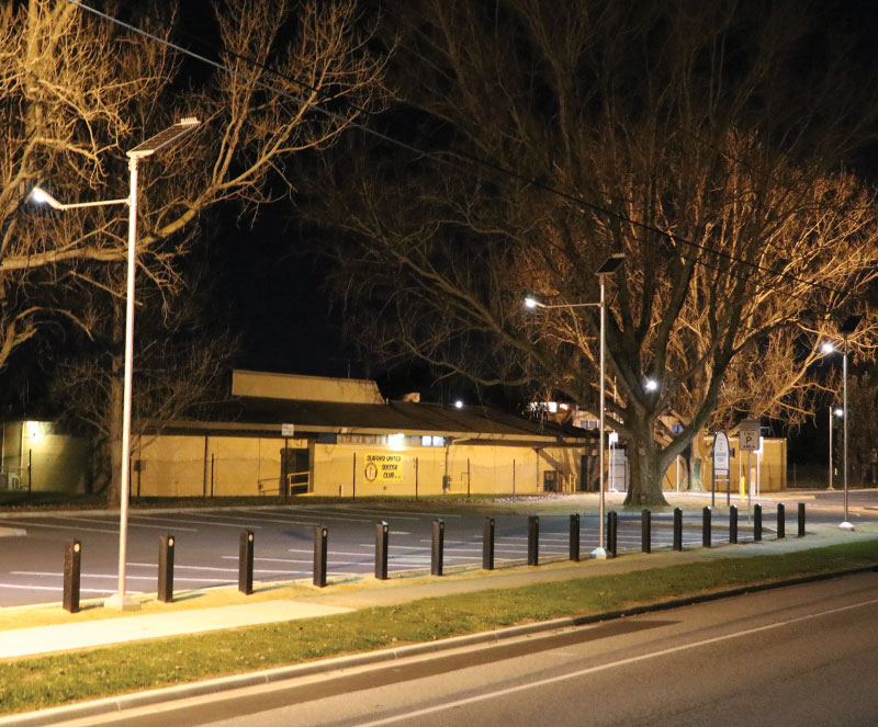 Seaford North Reserve solar lighting