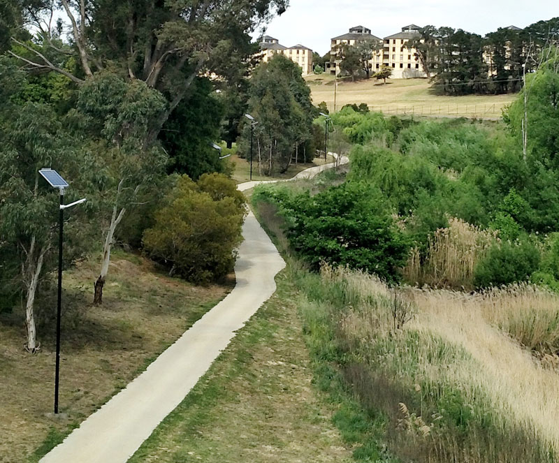 Wollondilly River solar lighting