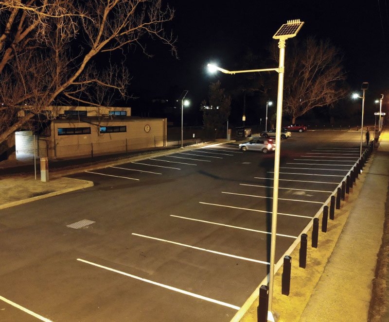 Seaford North Reserve solar lighting