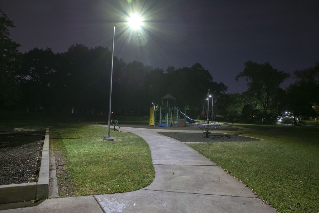 solar park lighting