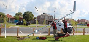 SMART Solar Street Light Installation