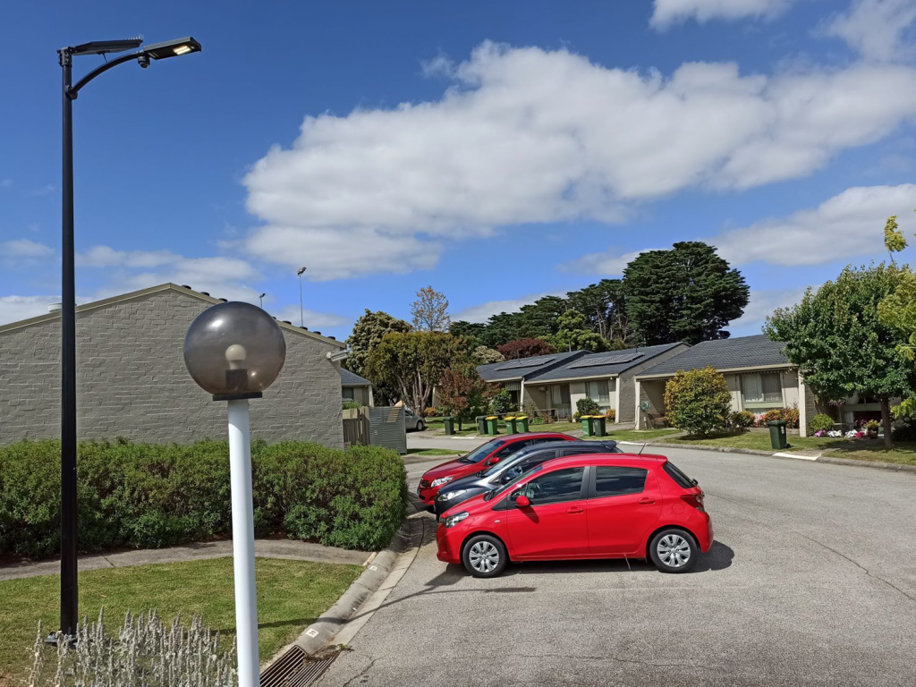 Knox Retirement Village solar outdoor lights