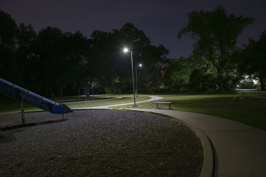 solar park lighting